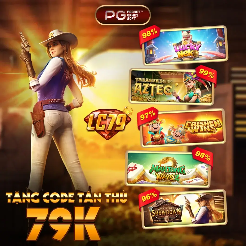 Top 5 game slot no hu PG tai lc79
