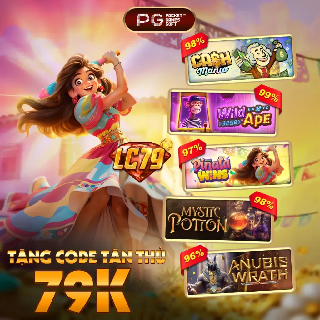 Top 5 game slot no hu PG tai lc79