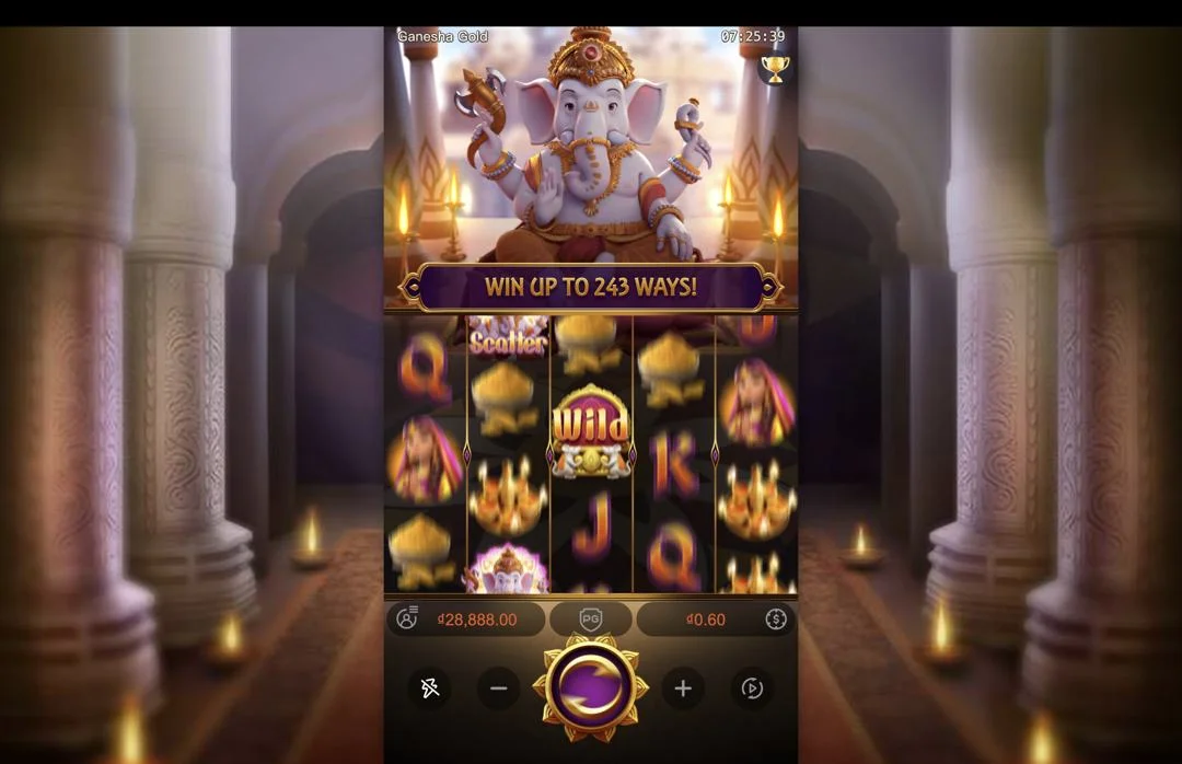 Ảnh giao diện chính game đánh giá ganesha gold lc79 (slot) chơi tại LC79