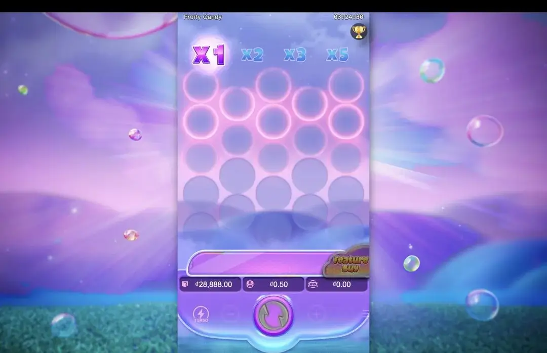 Ảnh giao diện chính game Fruity Candy (slot PG) chơi tại LC79