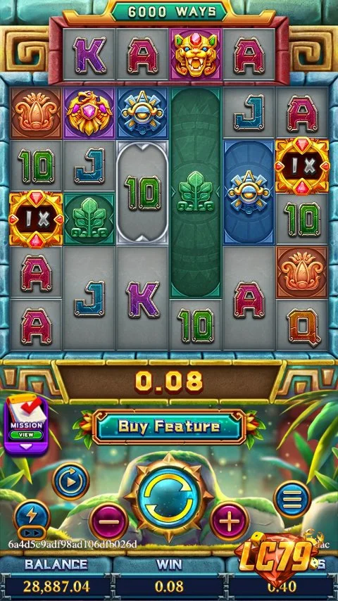 Ảnh màn hình gameplay game LEGEND OF INCA (slot FC) chơi tại LC79