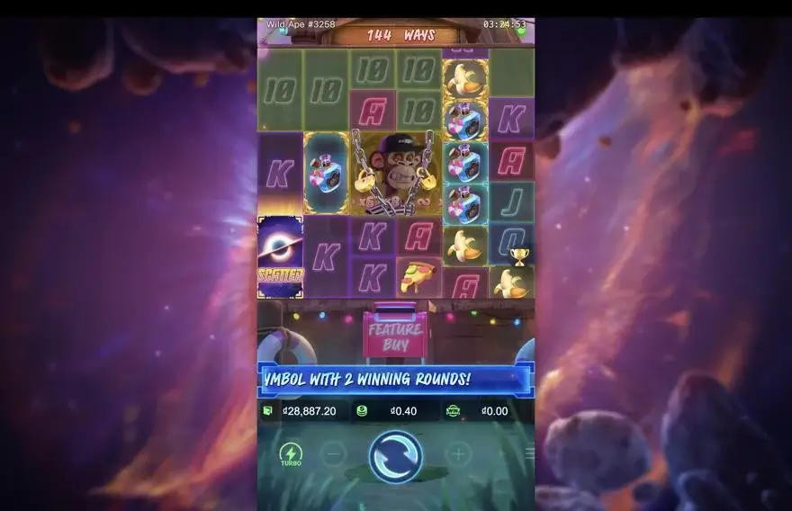 Ảnh màn hình gameplay game Wild Ape #3258 (slot PG) chơi tại LC79