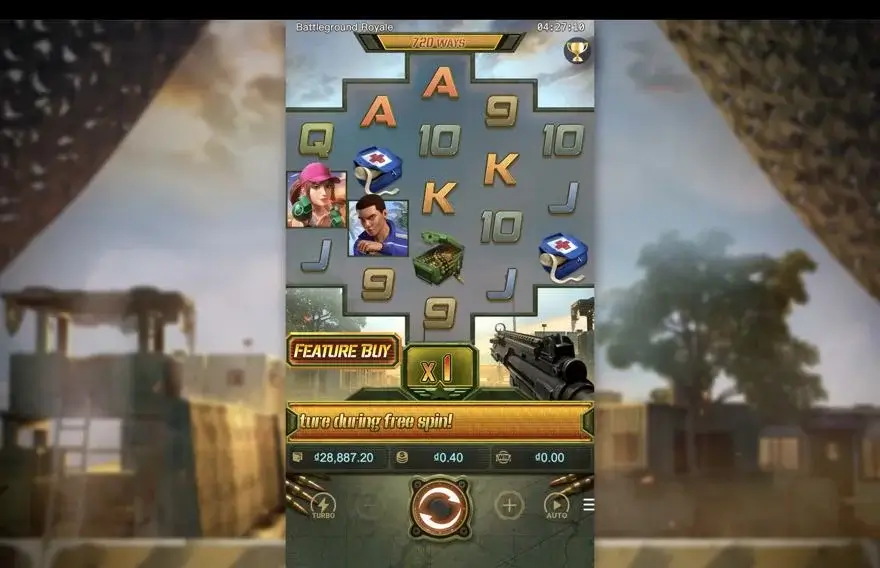 Ảnh màn hình gameplay game đánh giá battleground royale lc79 (slot) chơi tại LC79