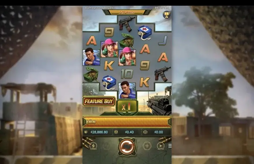 Ảnh bảng biểu tượng & tính năng game đánh giá battleground royale lc79 (slot) chơi tại LC79