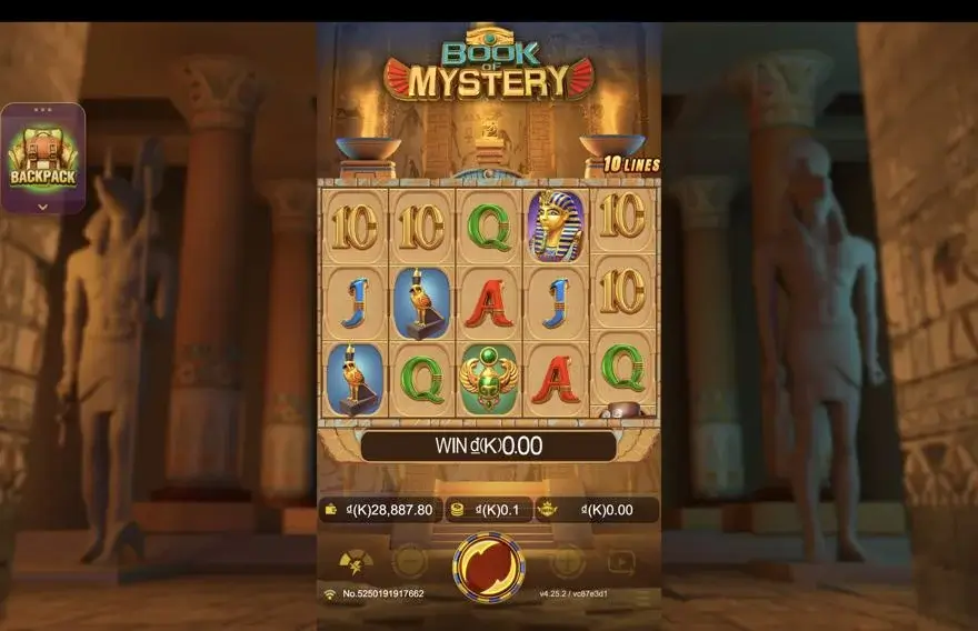 Ảnh màn hình gameplay game đánh giá bookofmystery lc79 (slot) chơi tại LC79
