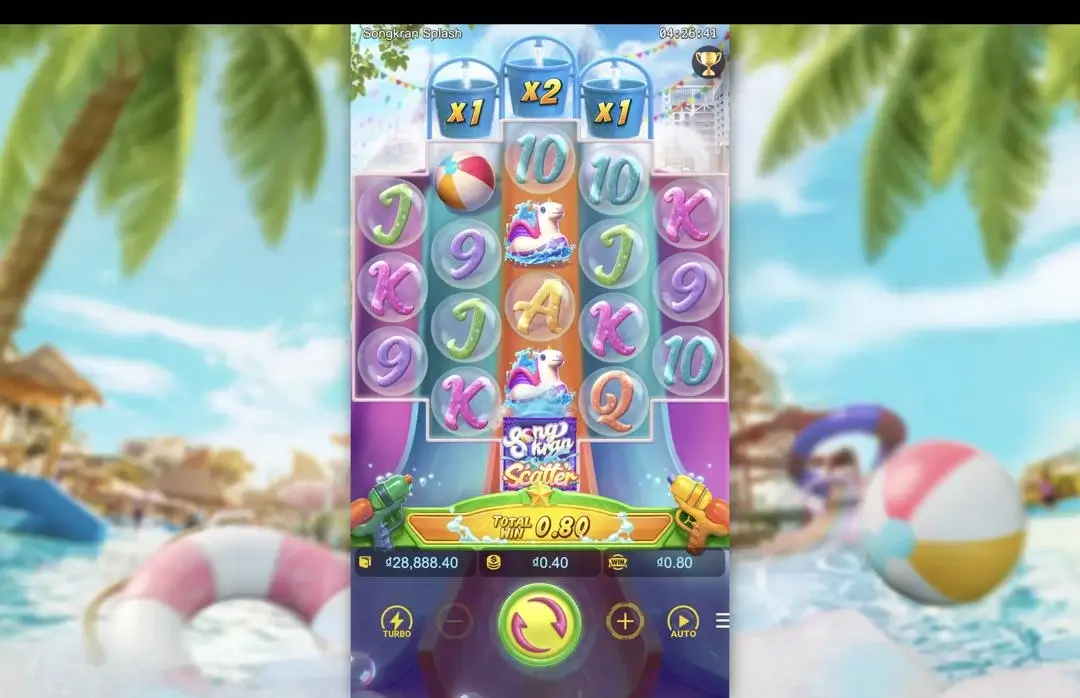 Ảnh giao diện chính game đánh giá songkran splash lc79 (slot) chơi tại LC79