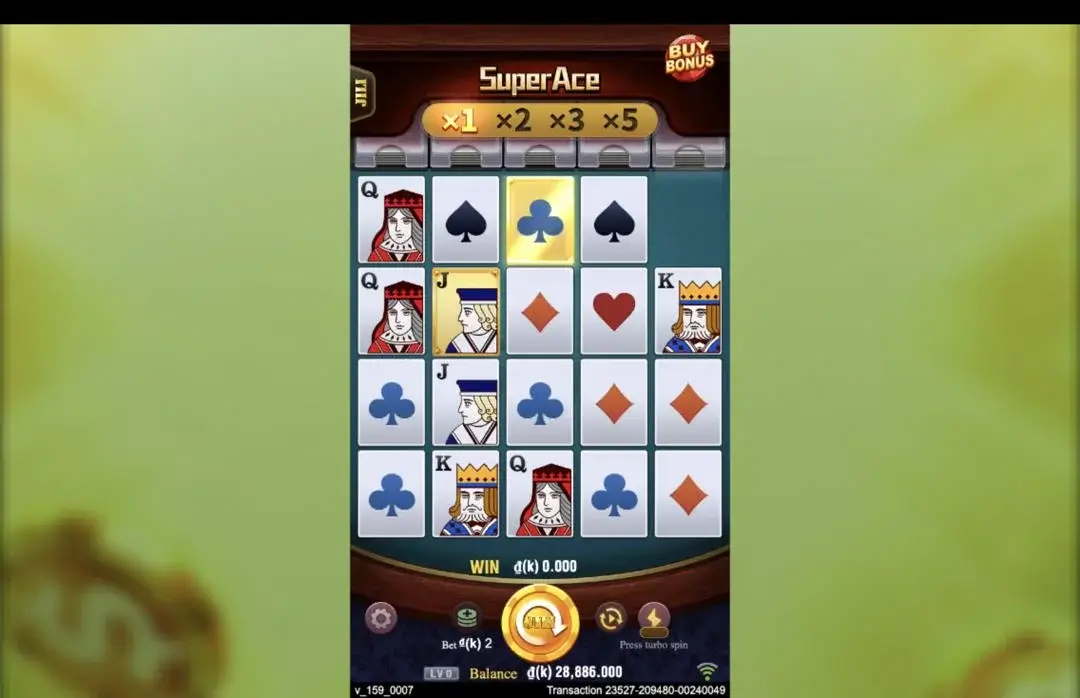 Ảnh giao diện chính game đánh giá super ace lc79 (slot) chơi tại LC79