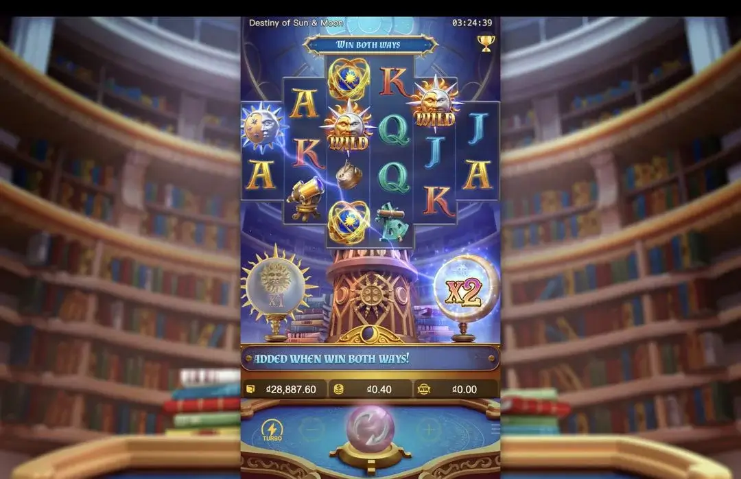 Ảnh giao diện chính game Destiny of sun and moon (slot PG) chơi tại LC79