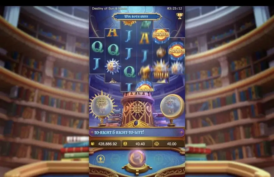 Ảnh bảng biểu tượng & tính năng game Destiny of sun and moon (slot PG) chơi tại LC79