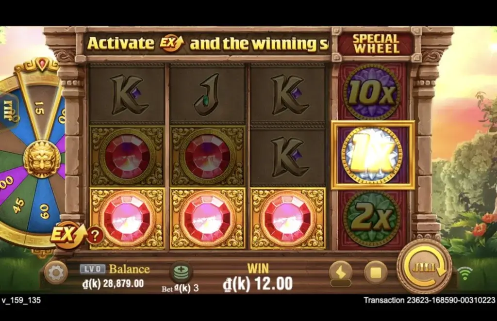Ảnh giao diện chính game Fortune Gems 2 (slot JILI) chơi tại LC79