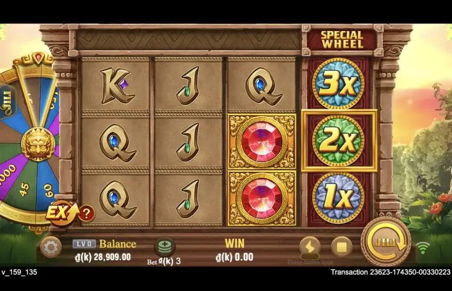 Ảnh bảng biểu tượng & tính năng game Fortune Gems 2 (slot JILI) chơi tại LC79