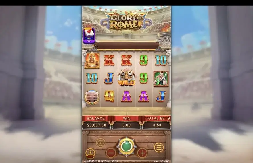 Ảnh bảng biểu tượng & tính năng game GLORY OF ROME (slot FC) chơi tại LC79