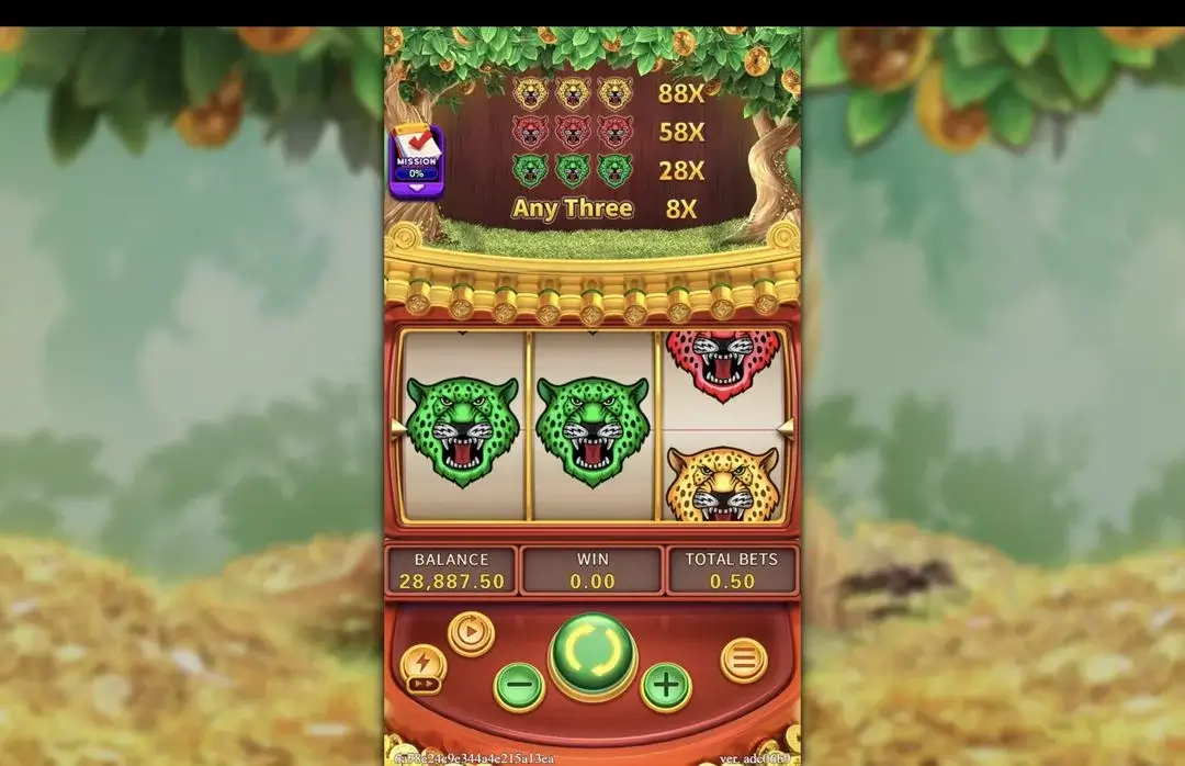 Ảnh giao diện chính game GOLDEN PANTHER (slot FC) chơi tại LC79