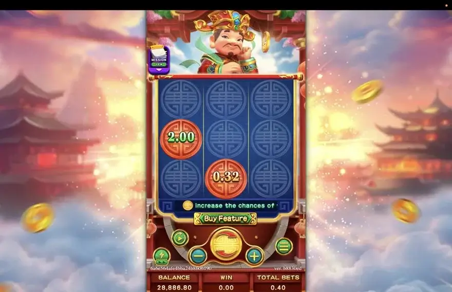 Ảnh bảng biểu tượng & tính năng game LUCKY FORTUNES 3x3 (slot FC) chơi tại LC79