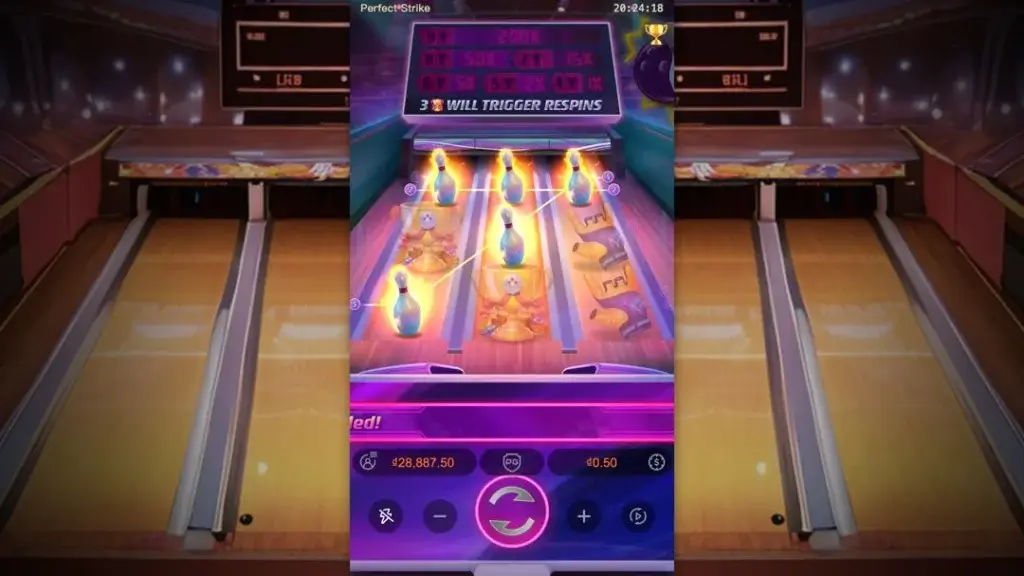 Ảnh giao diện chính game Perfect Strike (slot PG) chơi tại LC79