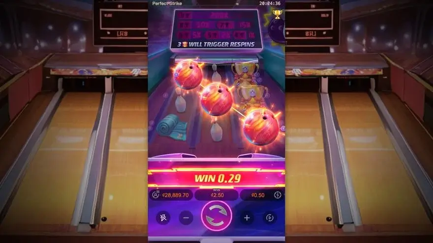 Ảnh màn hình gameplay game Perfect Strike (slot PG) chơi tại LC79