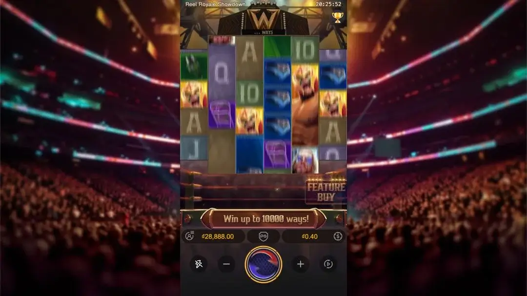 Ảnh giao diện chính game Reel Royale Showdown (slot PG) chơi tại LC79