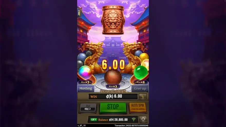 Ảnh bảng biểu tượng & tính năng game Dragon Treasure (slot JILI) chơi tại LC79