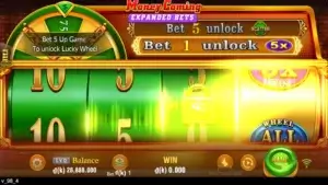 Ảnh giao diện chính game Money Coming Expand Bets (slot JILI) chơi tại LC79